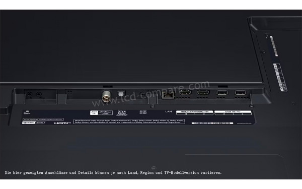 LG OLED77Z3 - Connectiques