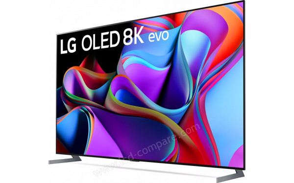 LG OLED77Z3 - Vue 3/4 droite