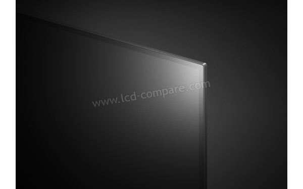 LG OLED77ZX - Zoom sur le coin sup&eacute;rieur droit