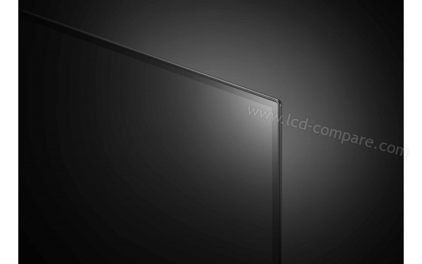 LG OLED83C14LA.AEK - Zoom sur le coin sup&eacute;rieur droit