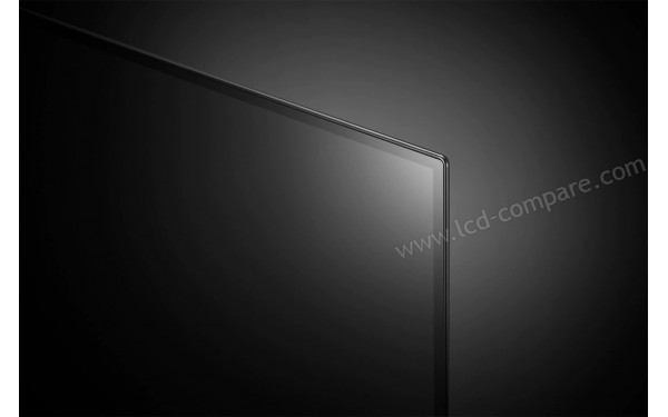 LG OLED83C27LA - Zoom sur le coin sup&eacute;rieur droit