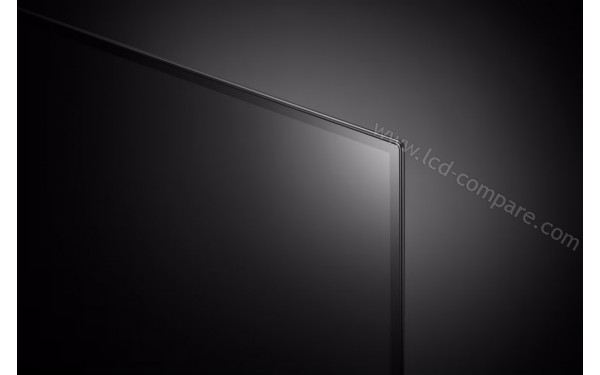 LG OLED83C3 - Zoom sur le coin sup&eacute;rieur droit