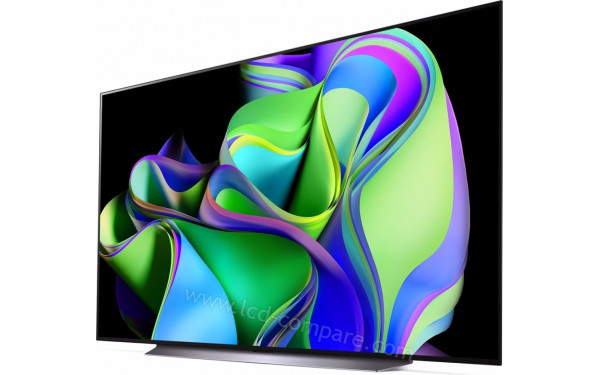 LG OLED83C3 - Vue 3/4 droite