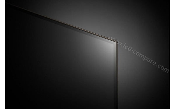 LG OLED83C46LA - Zoom sur le coin sup&eacute;rieur droit