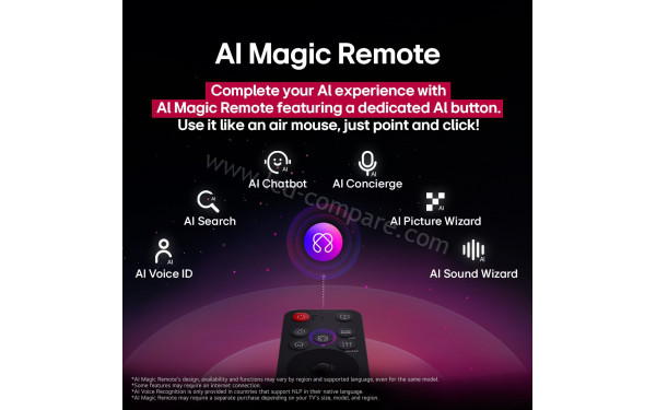 LG OLED83C5ELA - T&eacute;l&eacute;commande