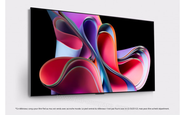 LG OLED83G3 - Vue 3/4 gauche