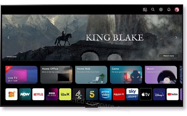 LG OLED83G3 - Vue de face