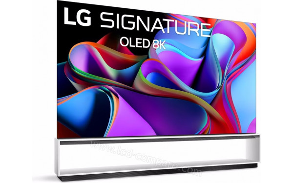 LG OLED88Z3 - Vue 3/4 gauche