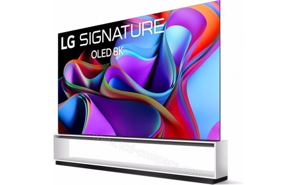 LG OLED88Z3 - Vue 3/4 droite