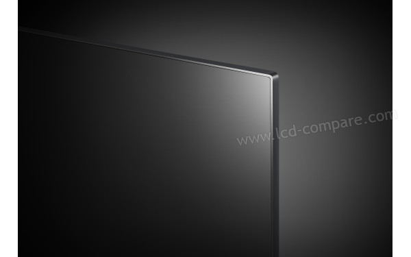 LG OLED88ZX - Zoom sur le coin sup&eacute;rieur droit