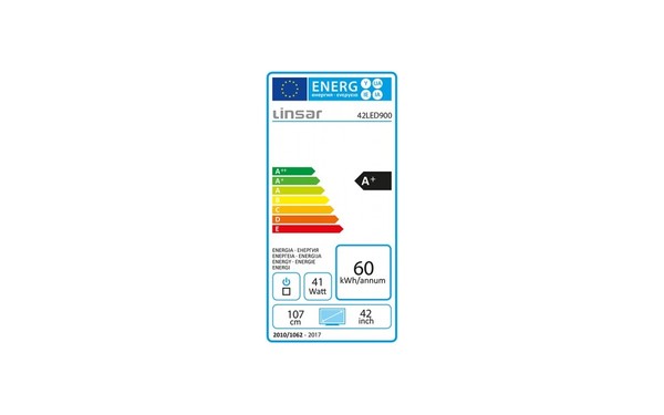 LINSAR 42LED900 - &Eacute;tiquette &eacute;nergie