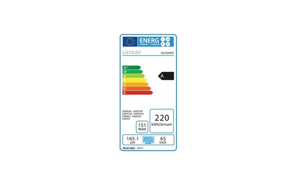 LINSAR 65LED900T - &Eacute;tiquette &eacute;nergie