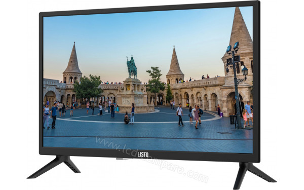 LISTO 24HD-CAC843 - Vue 3/4 droite