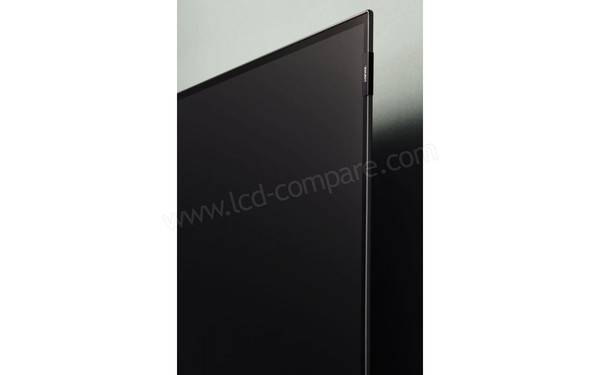 LOEWE bild 3.55 OLED Gris graphite - Zoom sur le coin sup&eacute;rieur droit