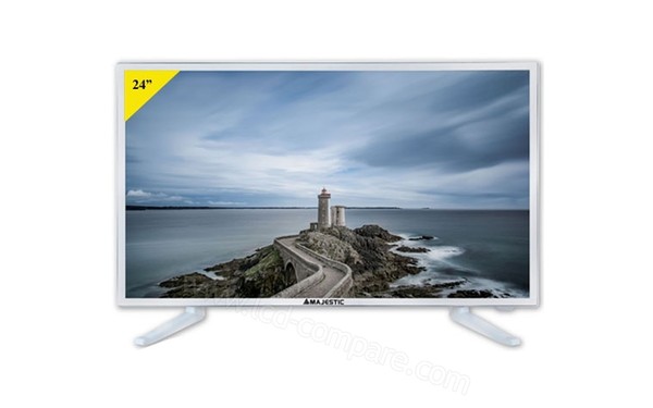 MAJESTIC TVD-224 S2 LED WH08 - Vue de face