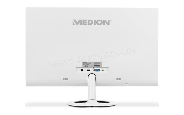 MEDION Akoya P55491 Blanc - Vue de l'arri&egrave;re