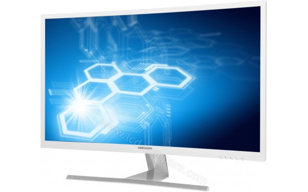 MEDION Akoya X58322 Blanc - Vue 3/4 droite