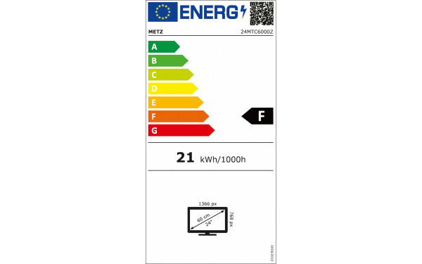 METZ 24MTC6000Z - &Eacute;tiquette &eacute;nergie v2