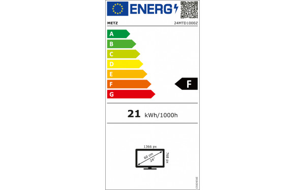 METZ 24MTD1000Z - &Eacute;tiquette &eacute;nergie v2