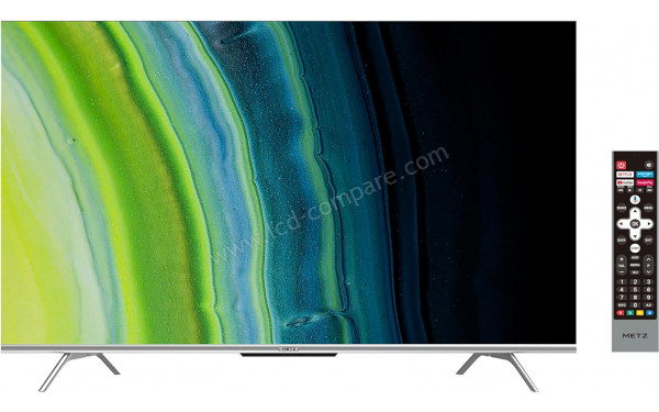 METZ 43MUD7000Z - Vue de face avec t&eacute;l&eacute;commande