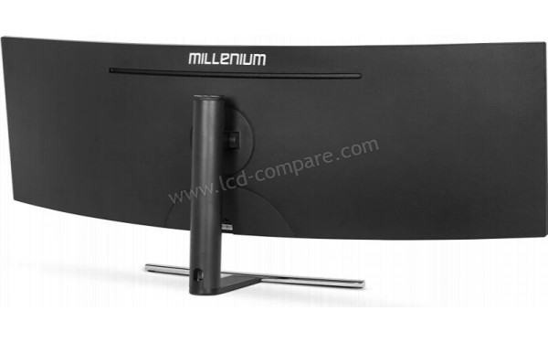 MILLENIUM Display 49 DQHD - Vue 3/4 arri&egrave;re