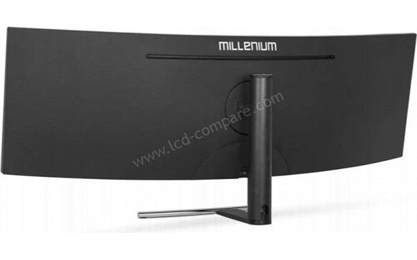 MILLENIUM Display 49 DQHD - Vue 3/4 arri&egrave;re