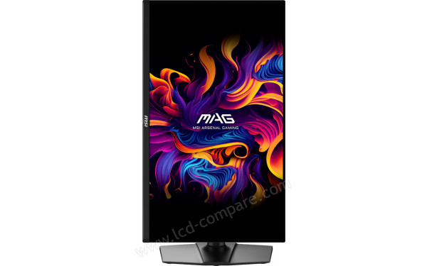 MSI MAG 271QPX QD-OLED E2 - Vue de face en mode portrait