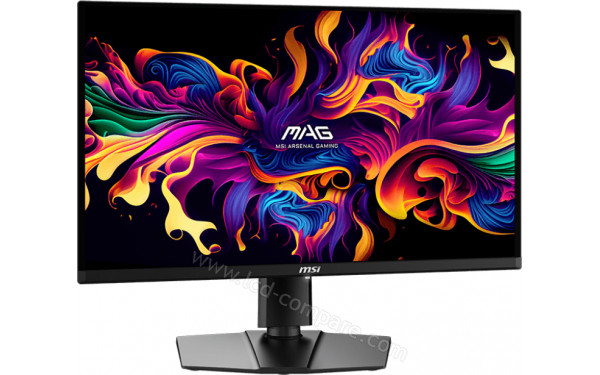 MSI MAG 271QPX QD-OLED - Vue 3/4 gauche