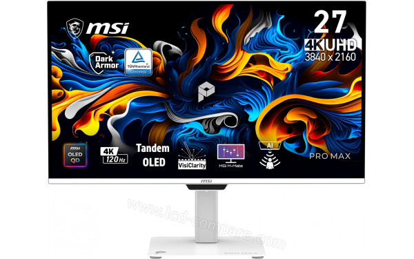 MSI 271UPXW12G - Vue de face