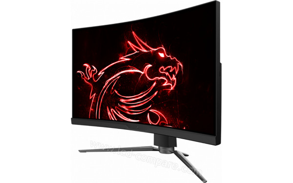 MSI MPG Artymis 273CQR-QD - Vue 3/4 droite