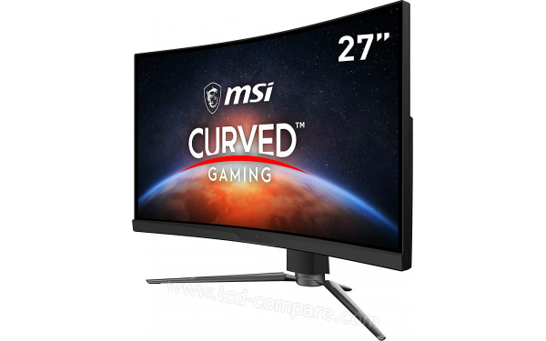 MSI MPG Artymis 273CQR - Vue 3/4 droite
