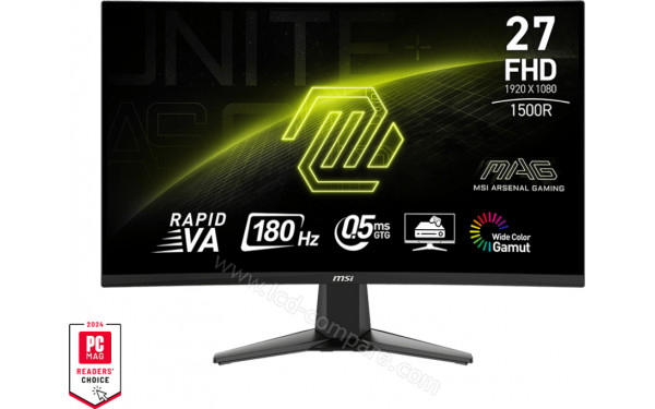 MSI MAG 27C6F - Vue de face