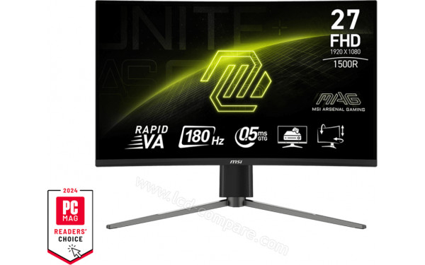 MSI MAG 27C6PF - Vue de face
