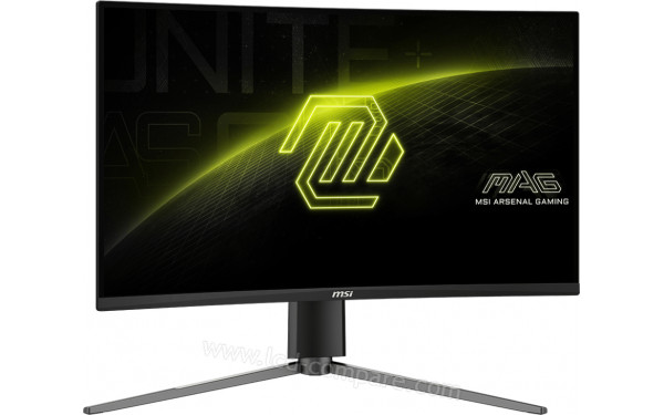 MSI MAG 27C6PF - Vue 3/4 gauche