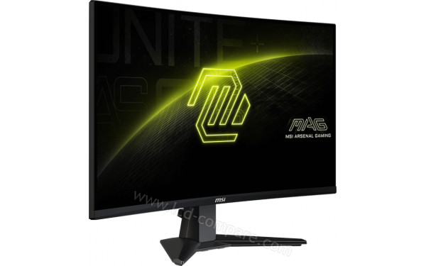 MSI MAG 27C6X - Vue 3/4 gauche