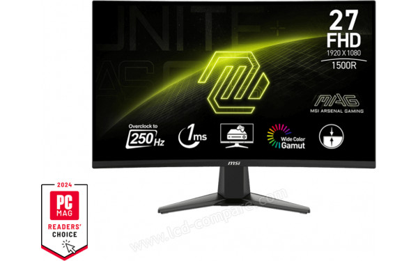 MSI MAG 27C6X - Vue de face