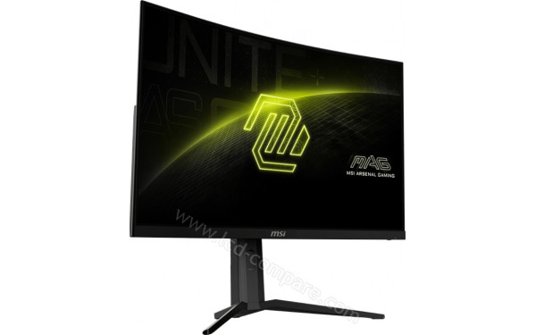 MSI MAG 321CUP - Vue 3/4 gauche