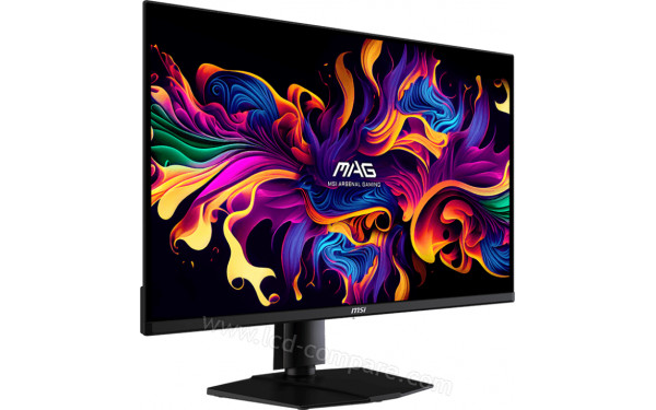 MSI MAG 321UPX QD-OLED - Vue 3/4 gauche