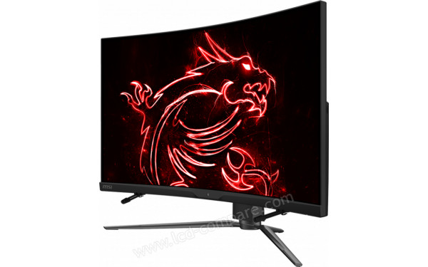 MSI MPG Artymis 323CQR - Vue 3/4 droite