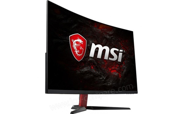 MSI Optix AG32CQ - Vue 3/4 gauche