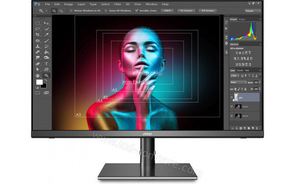 MSI Creator PS321QR - Vue de face