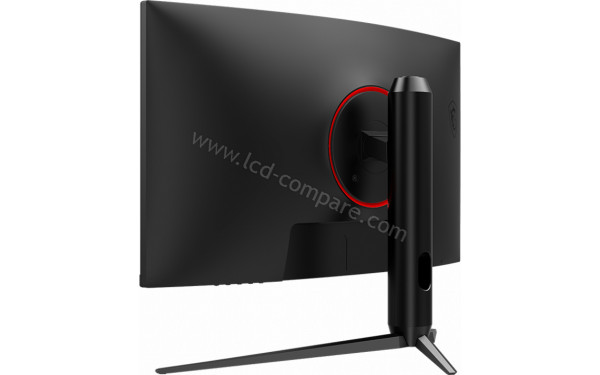 MSI Optix G271CQPDE - Vue 3/4 arri&egrave;re
