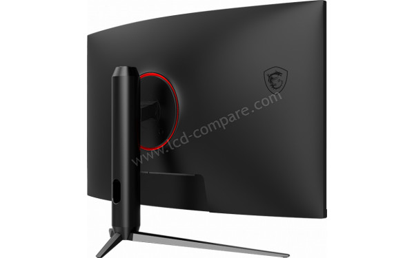 MSI Optix G321CQPDE - Vue 3/4 arri&egrave;re