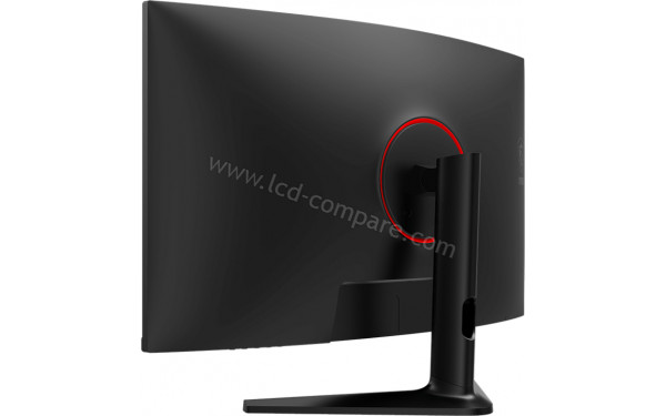 MSI Optix G321C - Vue 3/4 arri&egrave;re