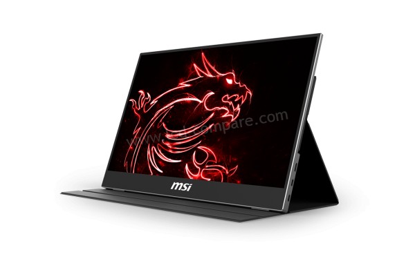 MSI Optix MAG161V - Vue 3/4 droite avec cover