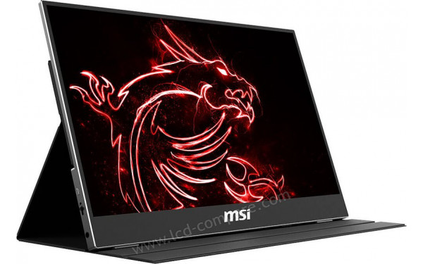 MSI Optix MAG161V - Vue 3/4 gauche avec cover