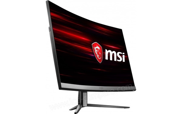 新品 MSI ゲーミングモニター Optix MAG241CV 湾曲 - パソコン