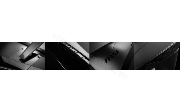 MSI Optix MAG241CV - Zoom sur les diff&eacute;rentes parties de l'&eacute;cran