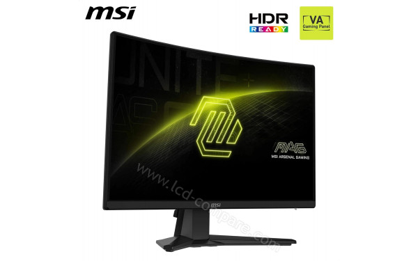 MSI MAG 242CA - Vue 3/4 gauche