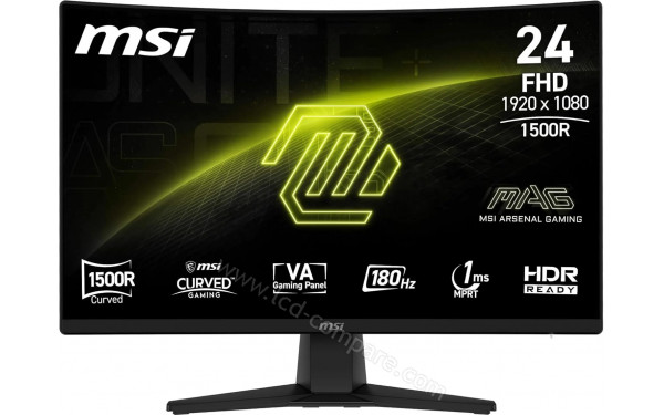 MSI MAG 242CA - Vue de face